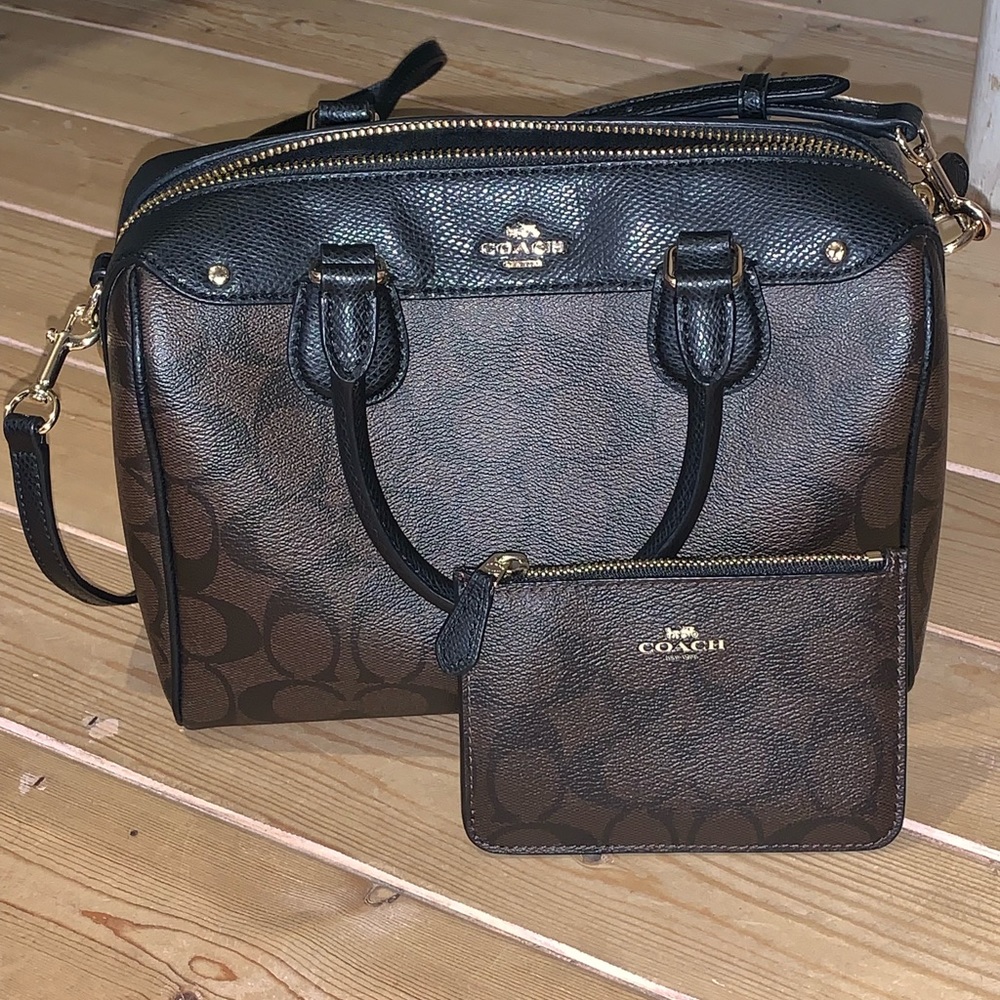 BRAND NEW!!!! Coach Satchel Purse and  Coin Purse